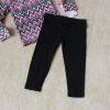 Pantalon fille guêtres en mélange - Ref 2062861