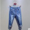 Pantalon fille jeans en mélange - Ref 2064838
