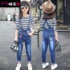 Pantalon fille en toile - Ref 2064930