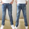 Pantalon garçon jeans Boy en toile - Ref 2055161