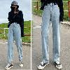 Pantalon léger femme en cow-boy - Ref 3429996