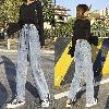 Pantalon léger femme en cow-boy - Ref 3430170