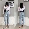 Pantalon léger femme en cow-boy - Ref 3430183