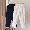 Pantalon léger femme en coton - Ref 3430211