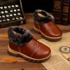 Pantoufles enfants en cuir pour hiver - Ref 1005341