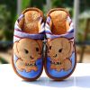 Pantoufles enfants en pour hiver - semelle caoutchouc Ref 1009806