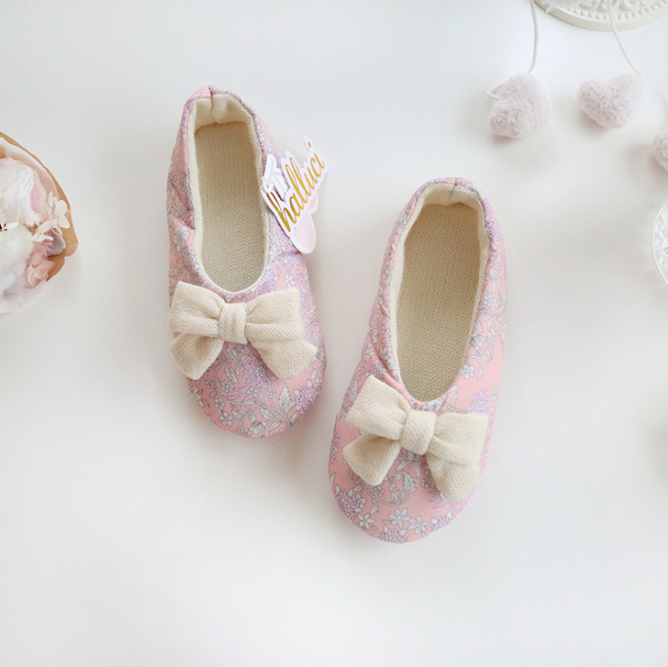 Pantoufles enfants en coton - Ref 1013806