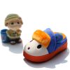 Pantoufles enfants en pour hiver - semelle caoutchouc Ref 1015625