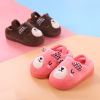 Pantoufles enfants en pour hiver - semelle caoutchouc Ref 1024419