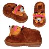 Pantoufles enfants en pour hiver - semelle caoutchouc Ref 1035675