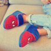 Pantoufles enfants en pour hiver - semelle caoutchouc Ref 1035911