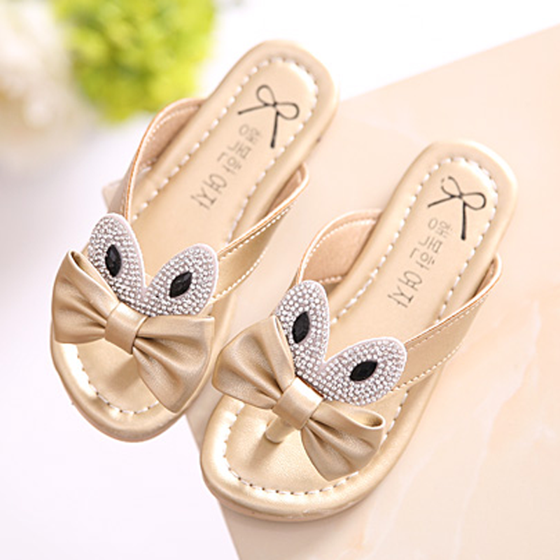 Pantoufles enfants en similicuir pour été - Ref 986147