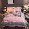 Parure de lit 4 Pièces en Coton Double Drap - Ref 3426645