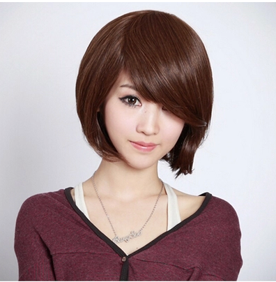 Perruque cheveux raides Court - Ref 2612369