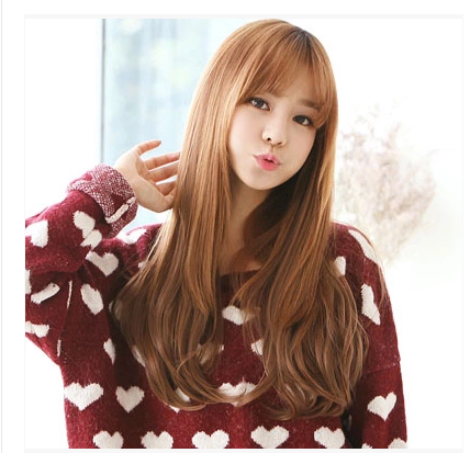 Perruque Long cheveux raides - Ref 2613887