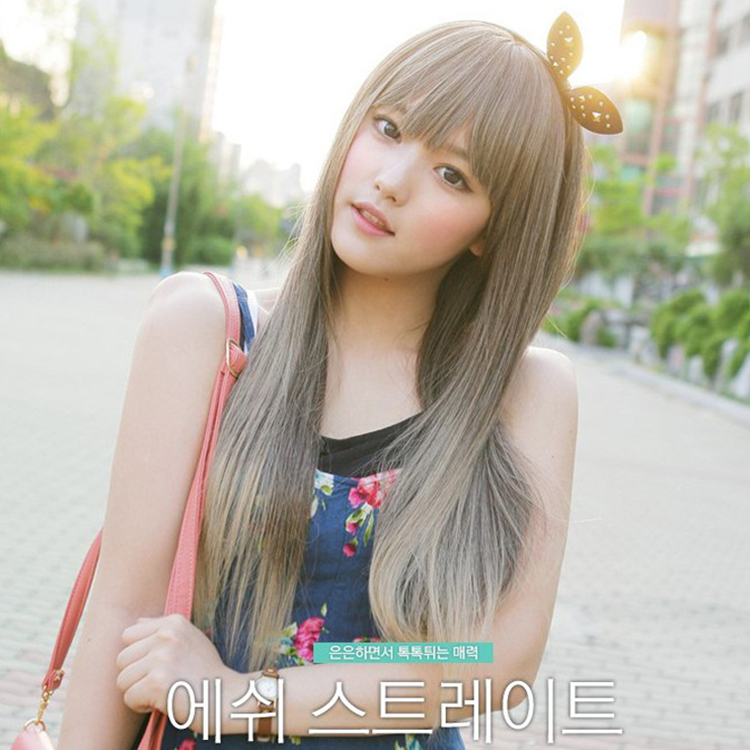 Perruque Long cheveux raides - Ref 2614023