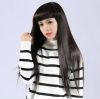 Perruque 8090 Long cheveux raides - Ref 2614509