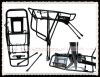 Porte-bagages pour vélo BATTLE - Ref 2411686