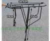 Porte-bagages pour vélo - Ref 2415226