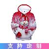 Pull à capuche Noël 3D bonhomme de neige - Ref 3423547