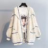 Pull femme en Coton et lin - Ref 3414219