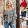 Pull femme en Fibre de polyester Polyester - Ref 3414413