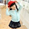 Pull fille à manche longue en coton - Ref 2104236