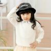 Pull fille à manche longue en coton - Ref 2105364