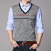 Pull homme Laine Mouton en Mélange de coton - Ref 3418032