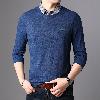 Pull homme en Mélange de coton - Ref 3418088