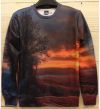 Pull 3D Le coucher du Soleil - Ref 471