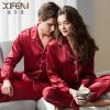 Pyjama mixte XIFENI SALUT FANNI en Polyester à manches longues - Ref 2988388
