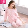 Pyjama pour femme en Coton à manches - Ref 2992036