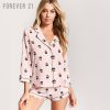 Pyjama pour femme FOREVER à manches longues - Ref 2992892