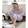 Pyjama pour femme en Coton à manches - Ref 2993197