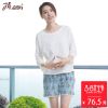Pyjama pour femme en Coton à manches - Ref 2993437
