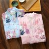 Pyjama pour femme en Coton à manches - Ref 2994280