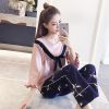 Pyjama pour femme en Coton à manches - Ref 2994635