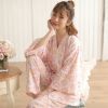 Pyjama pour femme en Coton à manches - Ref 2995220