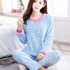 Pyjama pour femme à manches longues - Ref 2996499
