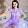 Pyjama pour femme à manche courte - Ref 2996692