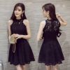 Robe à sans manches en dentelle - Ref 1827394