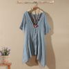 Robe Chemise Bleu Cardigan en coton - Ref 1337