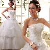 Robe de mariée en satin - Ref 3307900