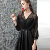 Robe du soir manche bouffante - Ref 3213716