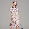 Robe femme CHARLOTTE ANGLE en soie - Ref 3326768