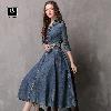 Robe femme QIAOWACow-boy - Ref 3326840