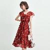 Robe femme SUO LIMEI en Mousseline - Ref 3326867