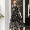 Robe femme BELLE POESIE en soie - Ref 3326870