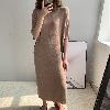 Robe femme JIAZHI en Tricot - Ref 3327543